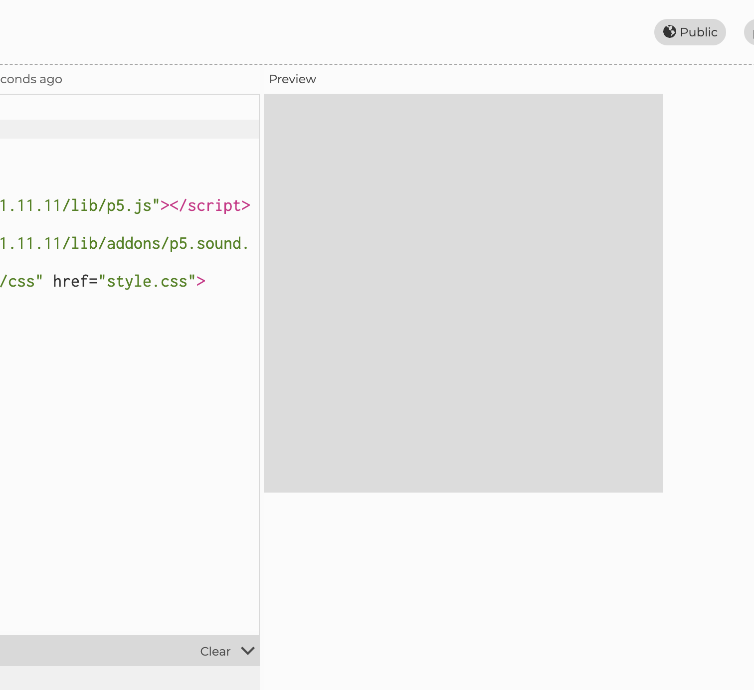 But, as I looked at the preview there was nothing displayed so I looked through the different files to find the problem to learn from the situation.